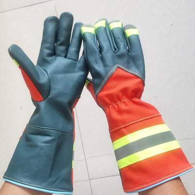Рукавицы Handun для пожарных, термостойкие, кожаные, спасательные