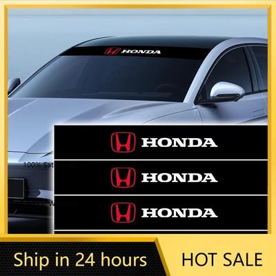 Для автомобиля Honda Наклейки на лобовое стекло Передние и задние декоративные наклейки 3D наклейки Для Honda Civci CRV Accord Mugen Prelude FI