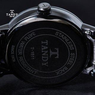 Taendi Sun & Moon Men'S Metal Watch T-1511 M Bk