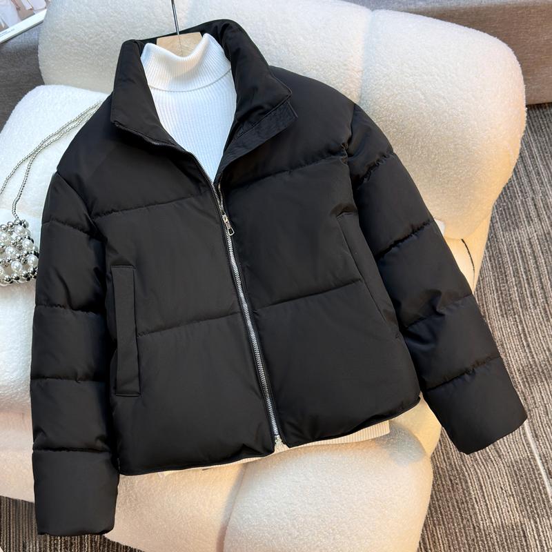 Fashion Winter Jackets Woman Short Parkas Casual Thick Warm Outerwears Women's Coats