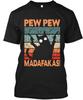 Новая с бирками Кошка с пистолетом Pew Pew Madafakas Забавная винтажная графическая футболка Размер S-3XL Унисекс футболка