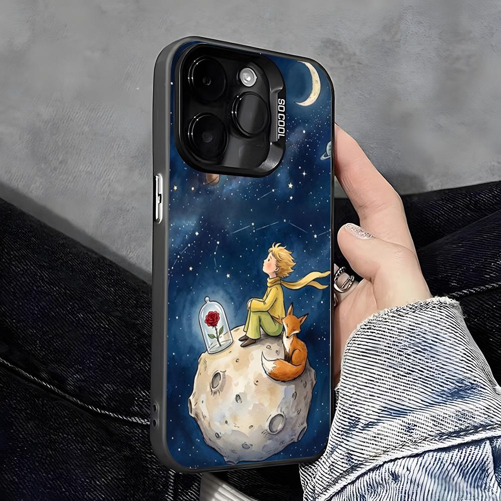 Чехол для телефона «Маленький принц» для iPhone 17 Pro Max 16 Pro Max 15 14 13 11 12 Mini Xs X Xr 7 8 Plus Se Цвет Серебристый Чехол