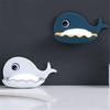 Soap Dish Storage Soap Rack Drain Soap Box No Drilling Whale Shaped Soap Holder Cartoon Whale