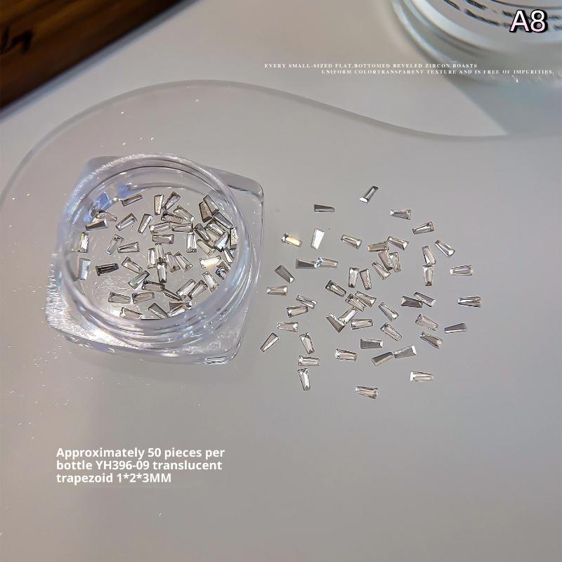 Смешанные циркониевые стразы для ногтей, блестящие бриллианты для ногтей, плоские драгоценные камни для ногтей, стеклянные камни, украшение для ногтей, шарм для ногтей, DIY маникюрное искусство