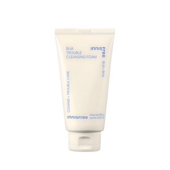 Innisfree Bija BHA Trouble Cleansing Foam Acne & Sebum Control 150g