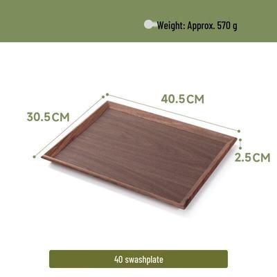 Поднос для сервировки из дерева черного ореха ZISIZ
