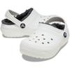 Classic Lined Clog Toddler White 207009 10m