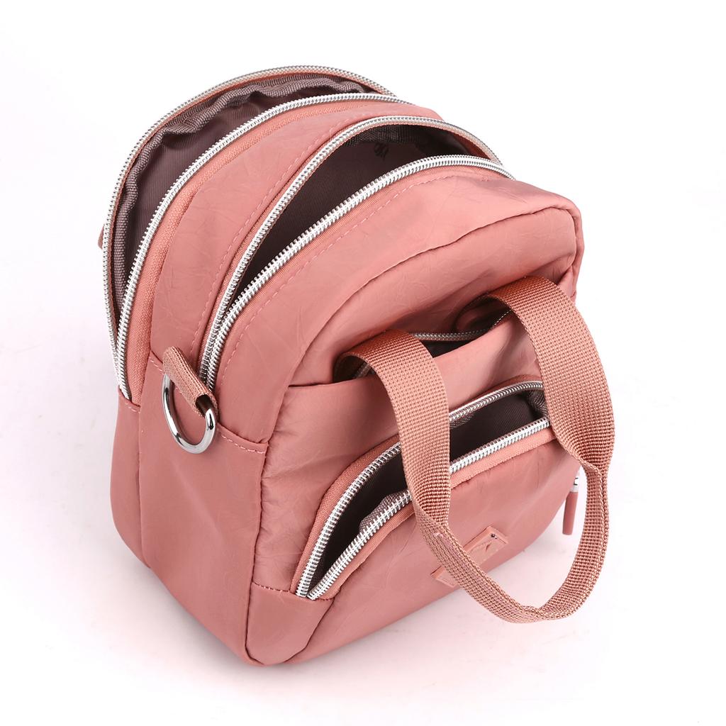 Женская мини-сумка на плечо из мятой ткани 4 слоя маленькая повседневная симпатичная стильная женская сумка для покупок телефон женская мода