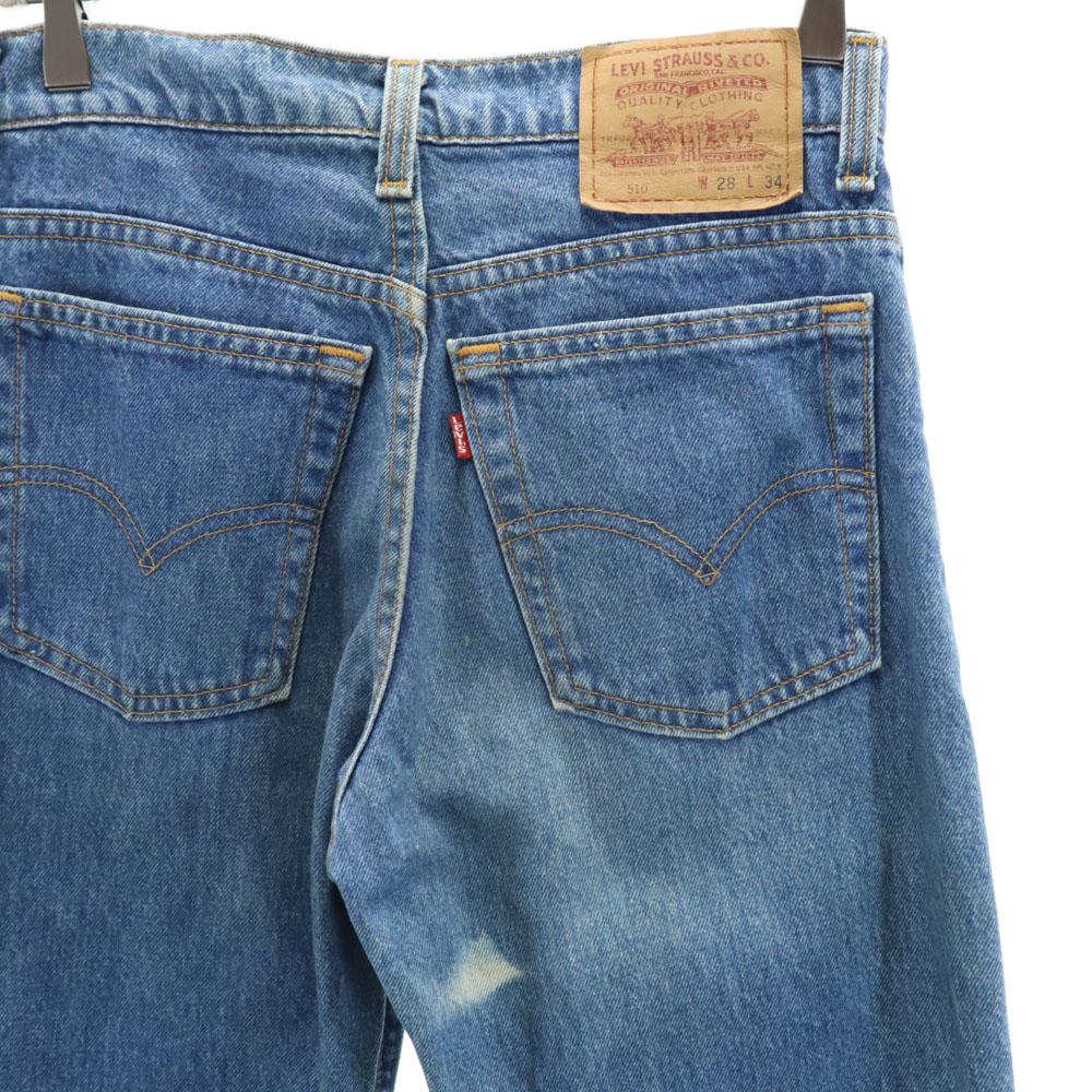 Levi's 90-е 510 Прямые джинсы, сделано в США, W28, синие, женские, б/у
