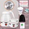 Multifunctional Small Silicone Electric Kettle Outdoor Travel Boiling Water Teakettle Portable Mini Folding Kettle