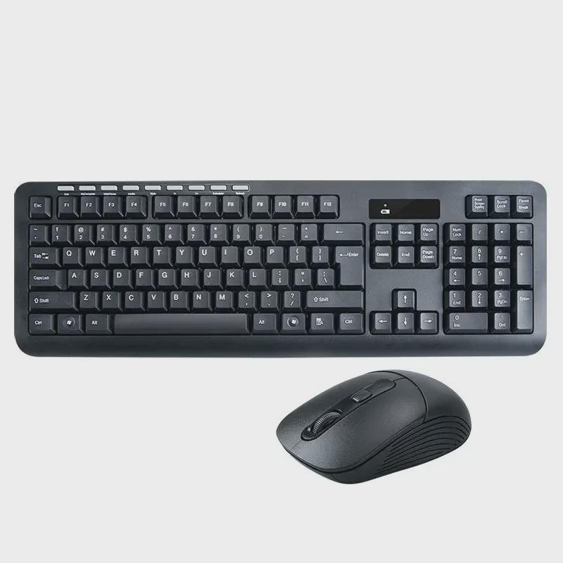 «Беспроводная клавиатура и мышь 2.4G для использования дома, в офисе и на ноутбуке — USB»