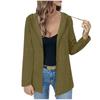 Women S Loose Long Sleeve Hooded Zip Up Casual Cardigan Jacket