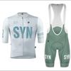 Silver-gray 2025 Suit Men's Short-sleeved Cycling Jersey and Bib Shorts Road Matching Cycling Clothing