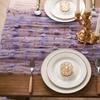 Semi-Transparent Tulle Table Runner Romantic Floral Tablecloth Gauze Tablecloth  Banquet