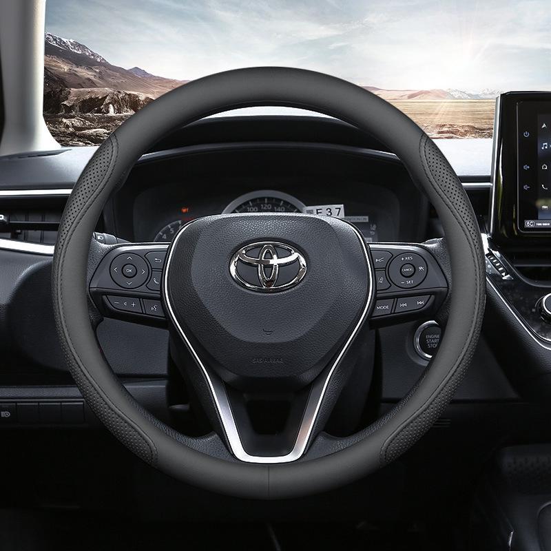 Совместимая с Toyota оплетка рулевого колеса для Frontlander, Corolla, Levin, RAV4, Velanda, Highlander