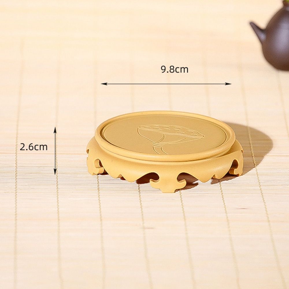 Однотонный поднос для цветочного горшка Круглая подставка для украшения аквариума Новая подставка для горшечного растения Дом