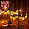 Solar Lawn Lamp Garden Lamp Halloween Pumpkin Pathway Lights Outdoor Waterproof Solar Stake Lights Halloween Decoration