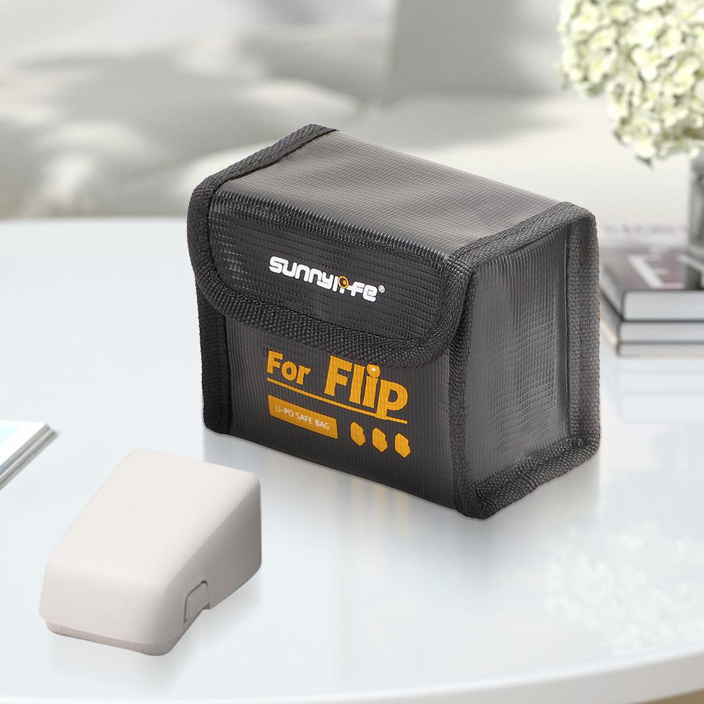 Battery Safe Bag Battery Portable Carrying Case Safety Storage Protective Bag for DJI Flip Drone Accessories