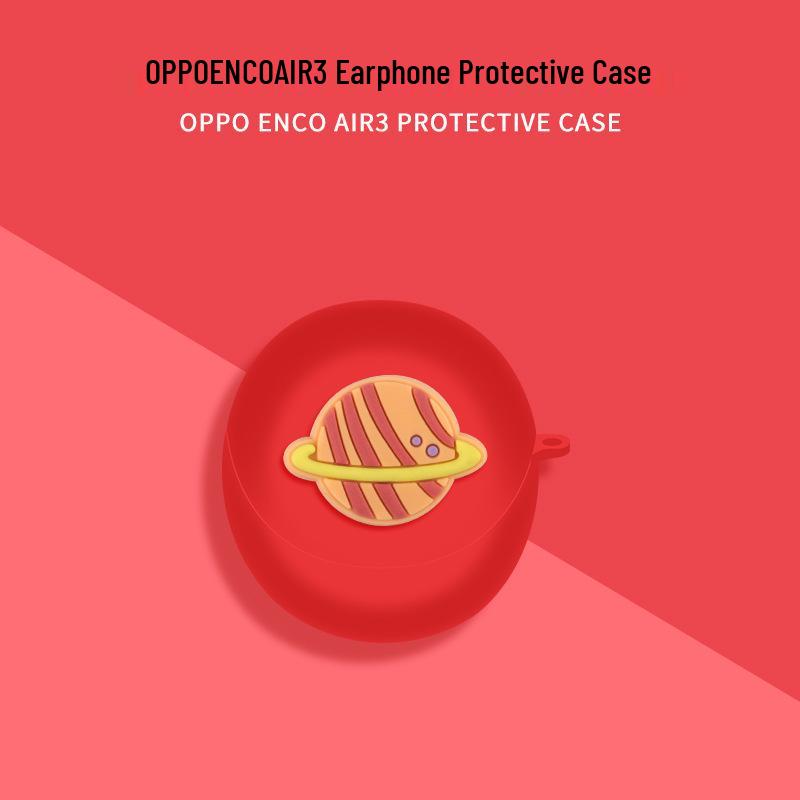 OPPO Enco R2 Ultra-Thin Silicone Protective Case - Full Coverage Earphone Shell