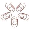 50PCS Metal Bookmark Star Shaped Memo Clips Set Home Binder Clips