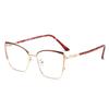 New Men Women Fashion Metal Eyeglass Frames Anti-Blue Light Glasses Lightweight And Comfortable Computer Goggles Whosale