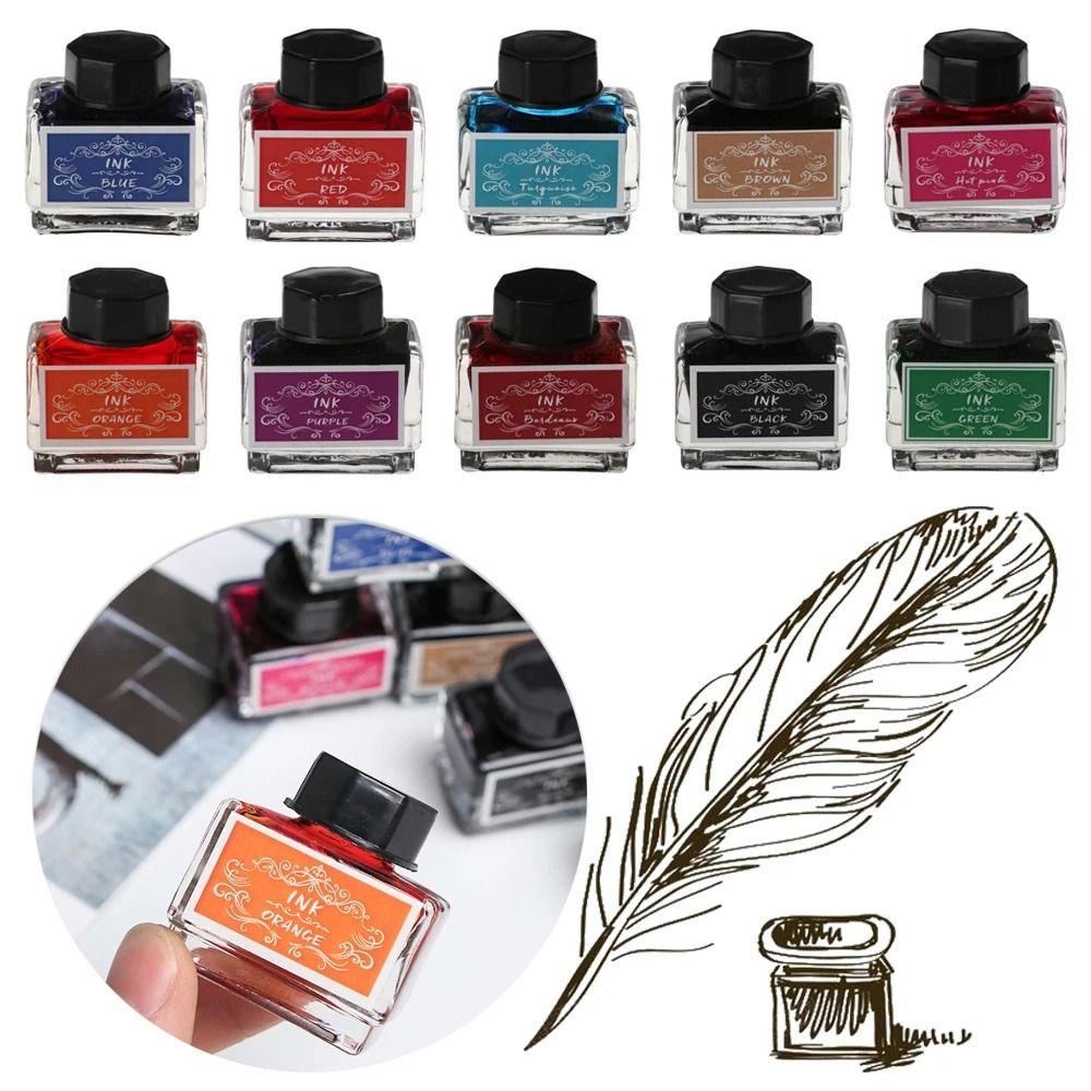 Non-carbon Colorful Ink Painting Fountain Pen Ink School Carbon-free Ink Stationery