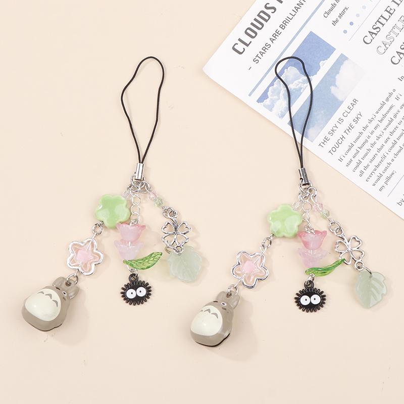 Модный ручной работы бисерный шнурок для телефона с кулоном в виде кошки, бусины, сумка, брелок для сотового телефона, подарки для девочек