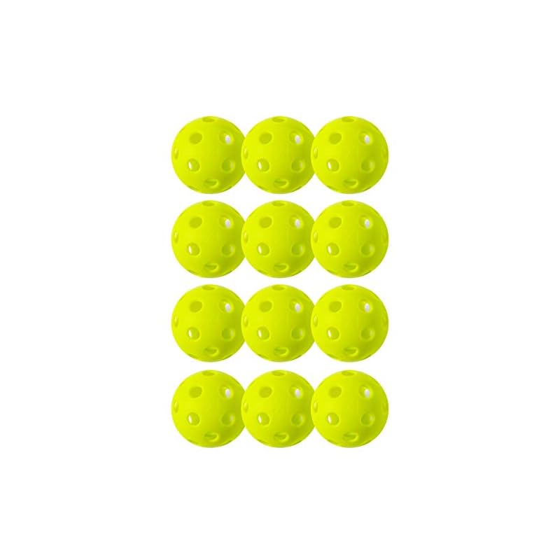 Franklin Sports X-26 для игры в пиклбол в помещении - Мячи для пиклбола для закрытых кортов - USA Pickleball (USAPA) Одобренный турнирный пиклбол - Упаковка из 12 пиклболов -