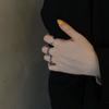Серебряное кольцо 925 пробы для женщин с уникальным открытым дизайном в стиле хип-хоп с римскими цифрами