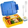 Lunch Boxes for Kids Children Student Sealed In Compartments Fruit Salad Boxes Work Microwave Heating Bento Boxes Kitchen Tools