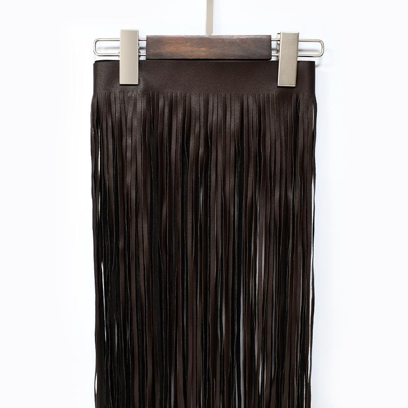 Meetee 55/70 см Очень Длинная Кожаная Бахрома Кисточками Декор для Платья Куртки Кружевная Отделка Кайма Бахрома DIY Швейные Аксессуары для Одежды