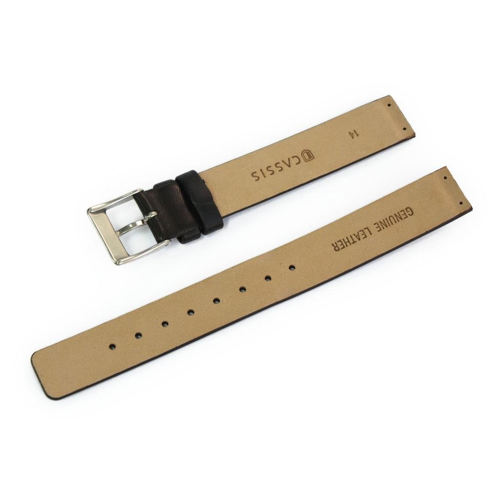 Ремешок для часов CASSIS для Skagen TYPE SKG 14 мм черный с инструментами для замены D1002305019014M