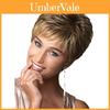 Premium Quality Short Blond And Brown Wigs Capless Design For Effortless Style And Comfort