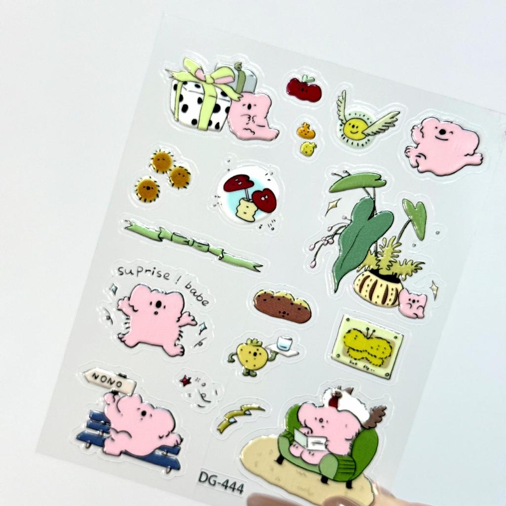 Jelly Ins Nail Art Stickers - Cute, Girly DIY Decor for Phones, iPads, and Computers