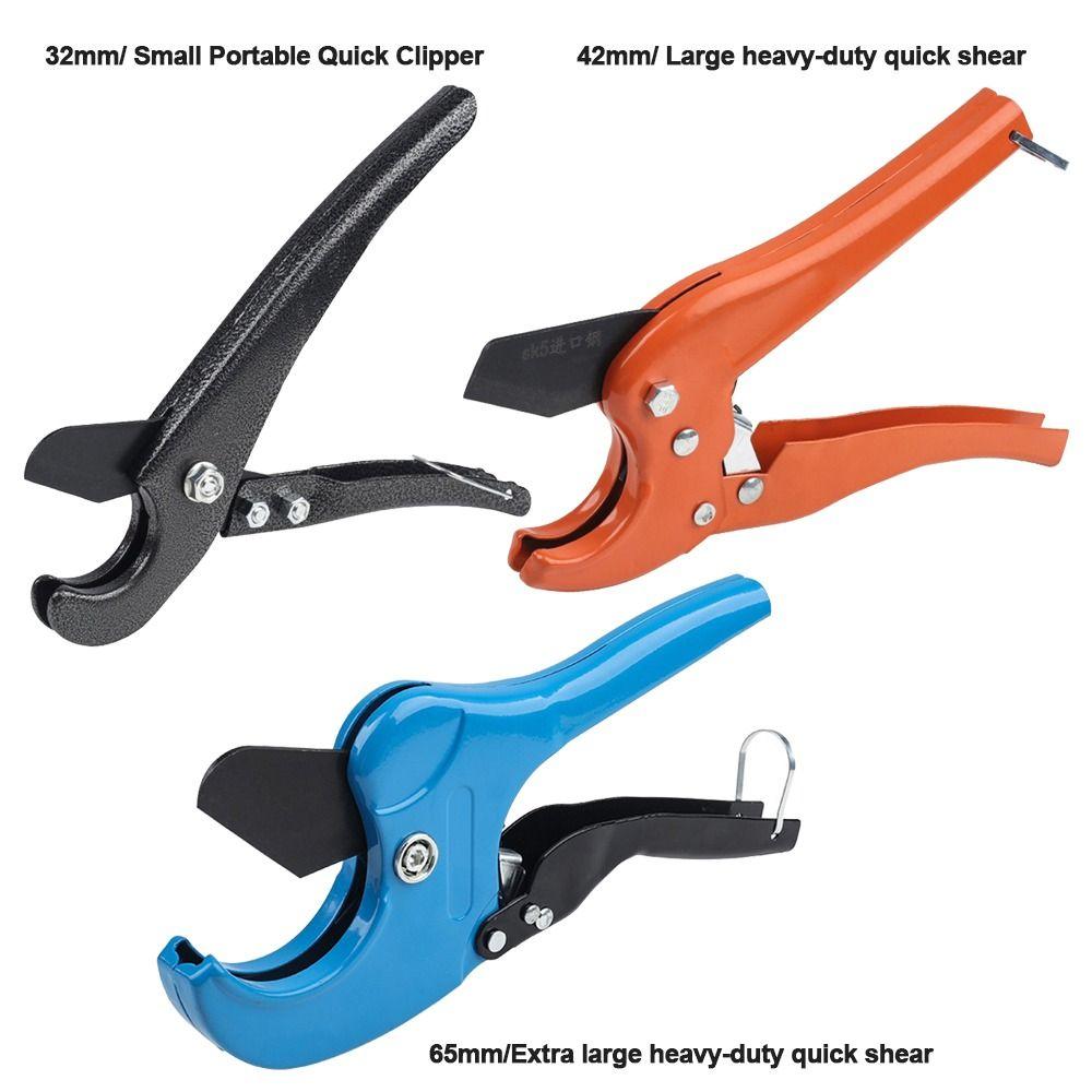 With SK5 Blade Pipe Cutters Ratchet PVC Pipe Shears New Plastic Pipe Cutter Plastic Hoses
