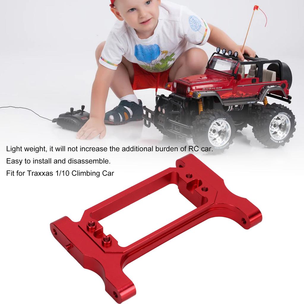 RC Front Chassis Brace Crossmember Beam Aluminium Alloy for 1Celsius10 Climbing Car