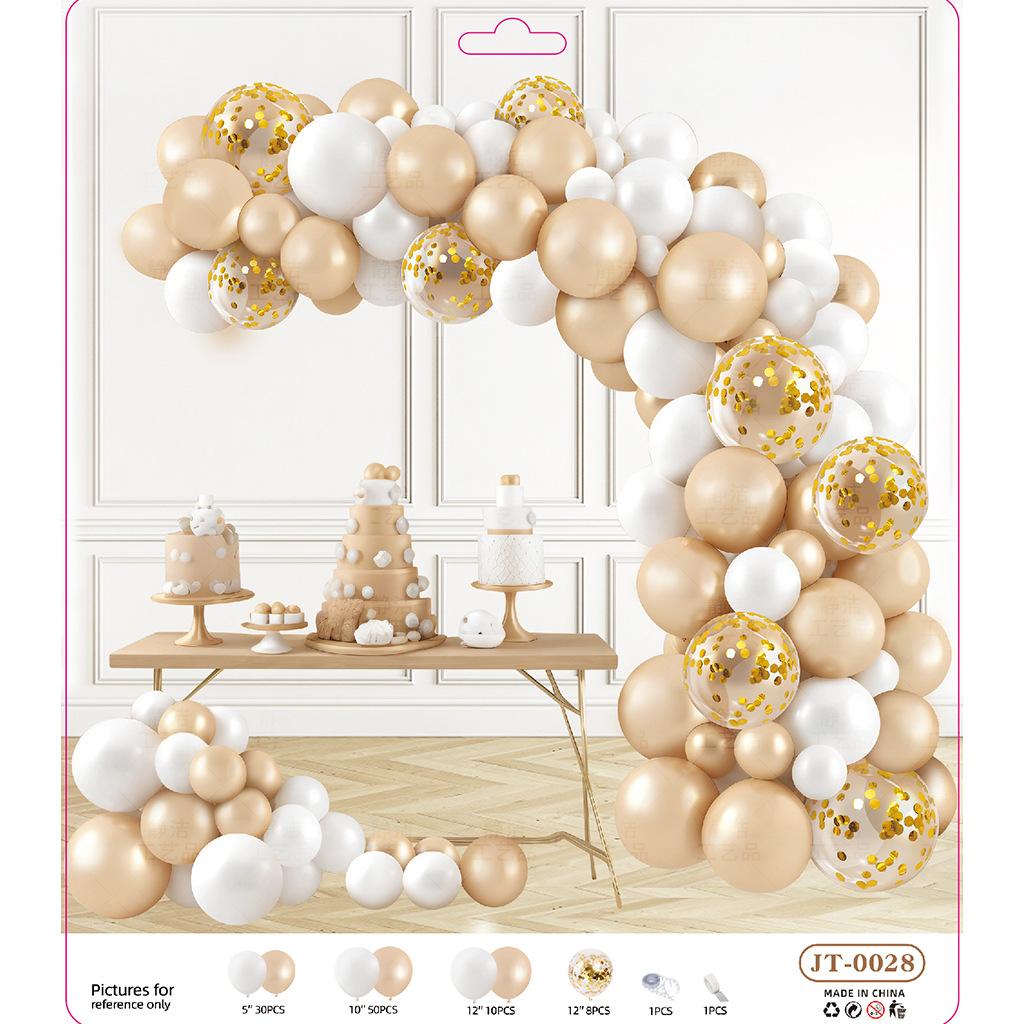 Арка из цепочки шаров для открытия, украшения для вечеринки по случаю дня рождения, набор для юбилея, оформление сцены, премиальная атмосфера