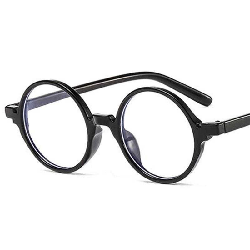 Fashion Anti-Blue Glasses Women & Men Optical Eyewear Retro Art Spectacles Round Frame Eyeglasses