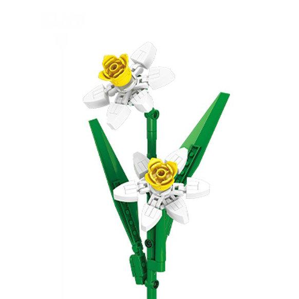 Flower Model Eternal Bouquet Building Blocks Creative Home Desk Plant Decoration Assemble Bricks Educational Toy Girl Kids Gifts