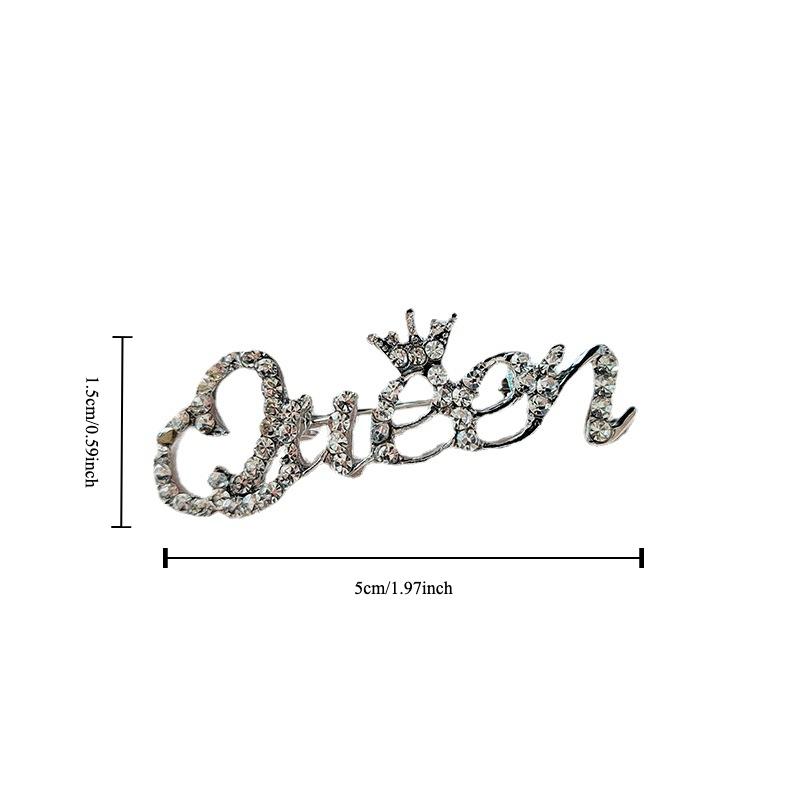 Модные аксессуары, бриллиантовая корона, брошь английской королевы, булавки интернет-знаменитостей, аксессуары для одежды для женщин
