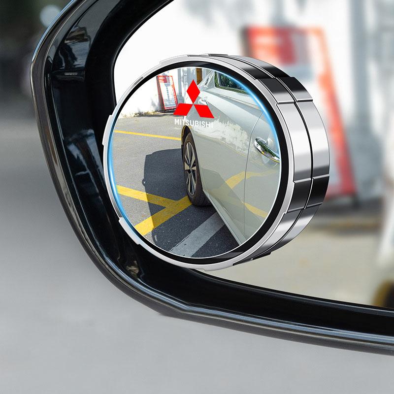 1 пара 360 градусов Широкоугольное Регулируемое Зеркало Заднего Вида Автомобиля Для Mitsubishi ASX I200 Outlander Pajero Eclipse Lancer