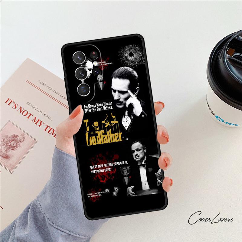 Чехол для телефона «Крестный отец» Для Samsung Galaxy S24 S25 S23 S22 Ultra Note 10 20 Plus S20 S21 FE Чехол
