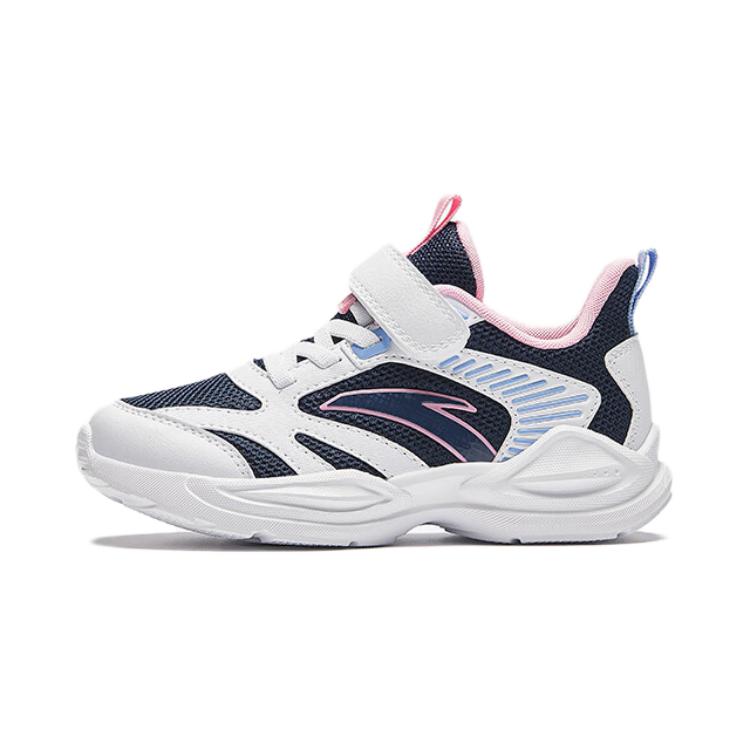 Anta Детские нескользящие прочные низкие кроссовки для бега детские кроссовки белые синие розовые A22439952-2