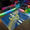 Leeds United Design Crystal Velvet Carpet Cozy Non?Slip Printed Rug For Bedroom Living Room Entrance
