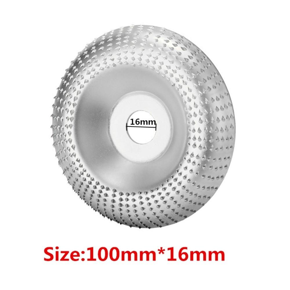 100mm Diameter Wood Shaping Grinder Wheel 16mm Aperture Angle Grinder Accessory Sanding Tasks