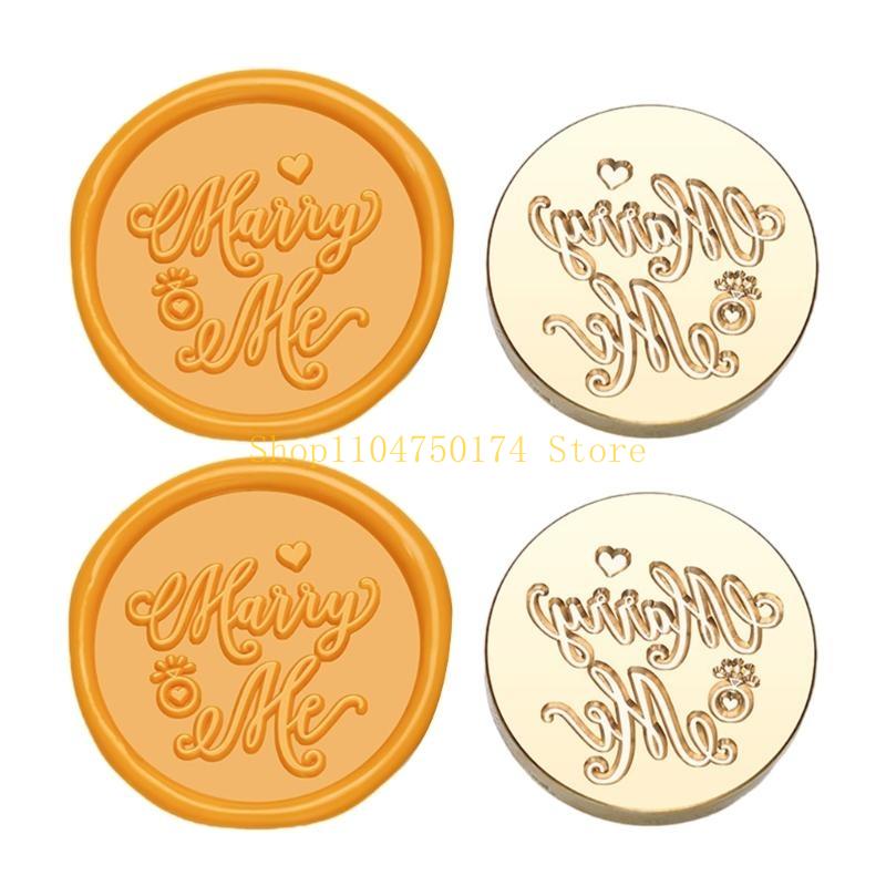 Seal Stamp Head Replacement Antique Embossed Sealing Stamp Head for Envelope top sale