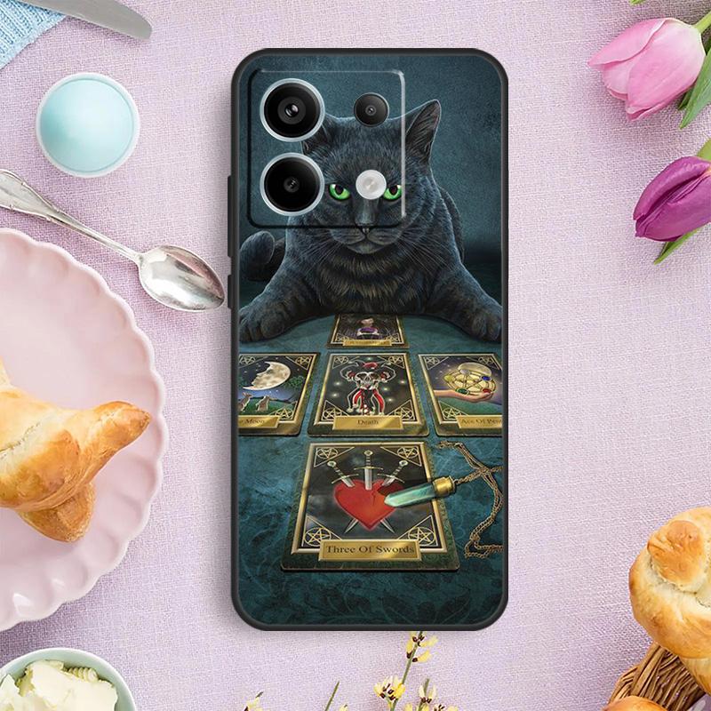 Чехол для телефона Witchcraft Halloween Cat Dark Witch для Redmi Note 12 11 9 10 13 Pro Plus 9S 10S 11S 12S Redmi 13C 9C 10C 12C