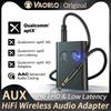2 в 1 aptX Bluetooth аудио приемник передатчик aptX-Adaptive AD/HD/LL AAC 3.5MM AUX HiFi музыкальный многоточечный беспроводной адаптер