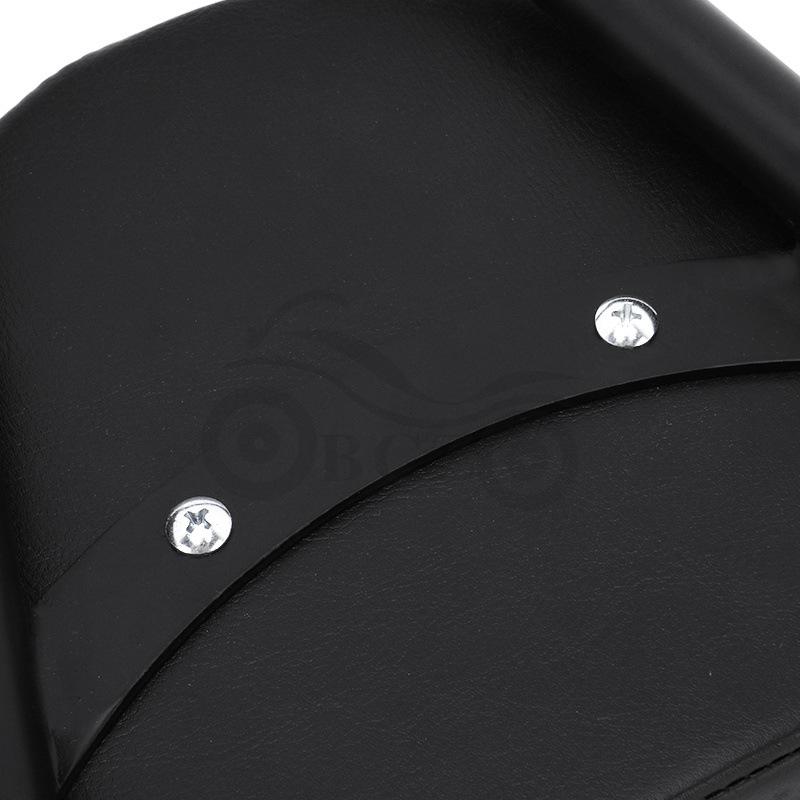 Modified Harley XL883 1200 Motorcycle Round Tube with Rear Backrest, Rear Arch, and Tail Rack (2004-2020)