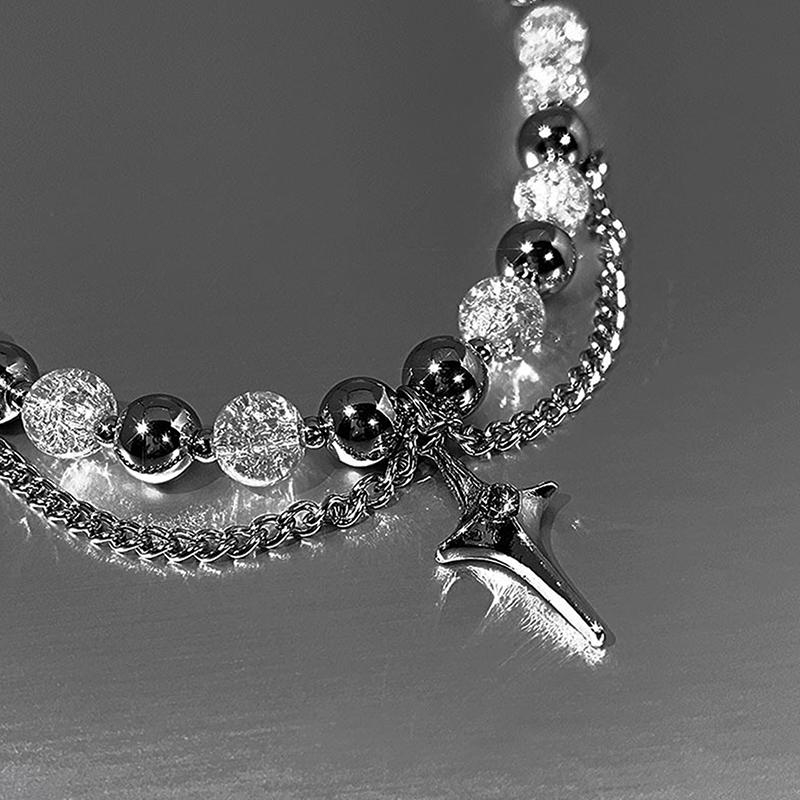 Браслет из бисера с трещинами льда для женщин, милый крутой дизайн, модный браслет для пары, ювелирные изделия для вечеринки, подарок